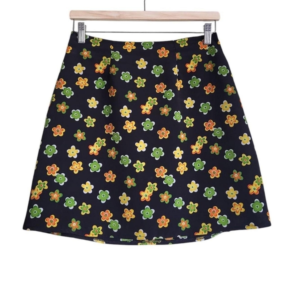 Vintage Floral Mini Skirt
